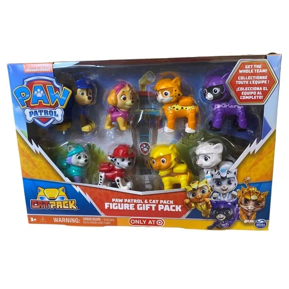 Paw Patrol & Cat Pack Figure Gift Pack Target Exclusive New In Box - Picture 1 of 5